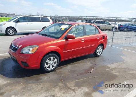 2011 Kia Rio Lx from USA, damaged, VIN KNADH4A37B6944224